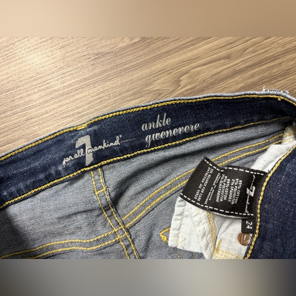 7 For All Mankind Ankle Jeans Size 24 - Picture 5 of 7
